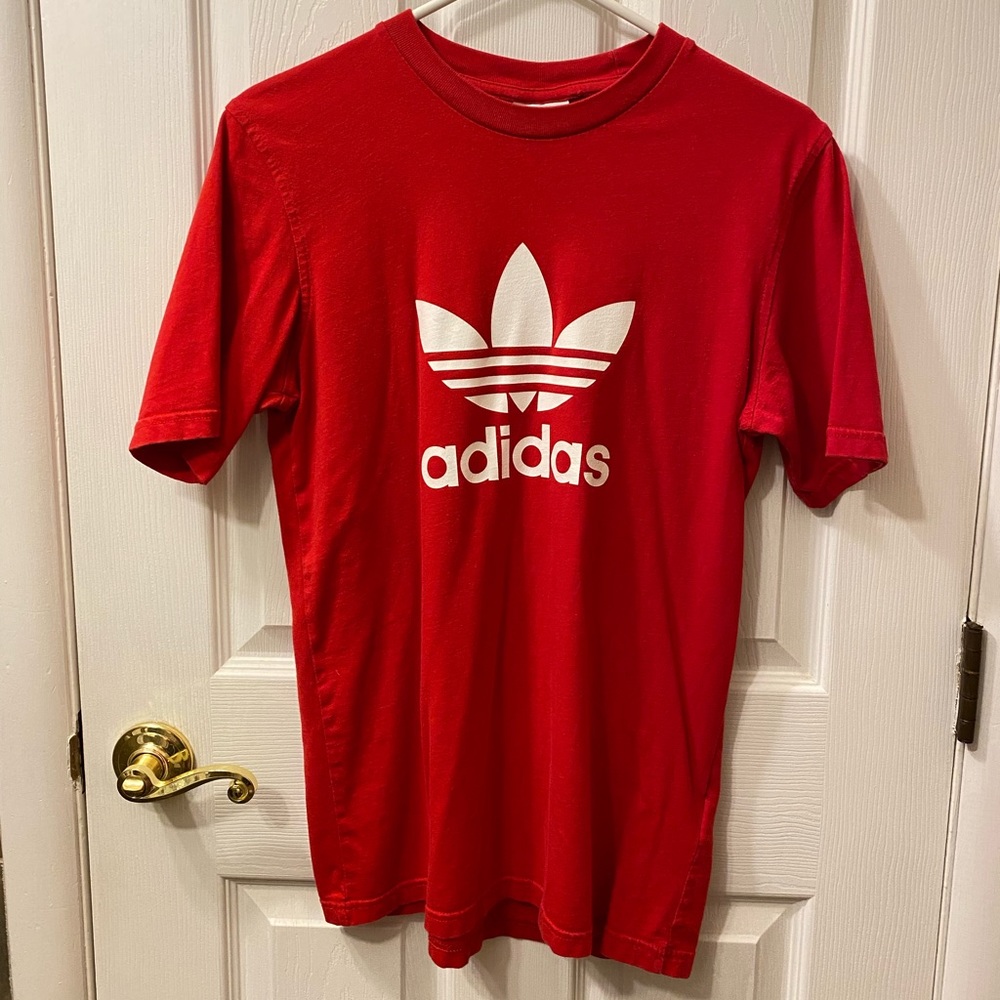 Adidas Trefoil Red T Shirt
